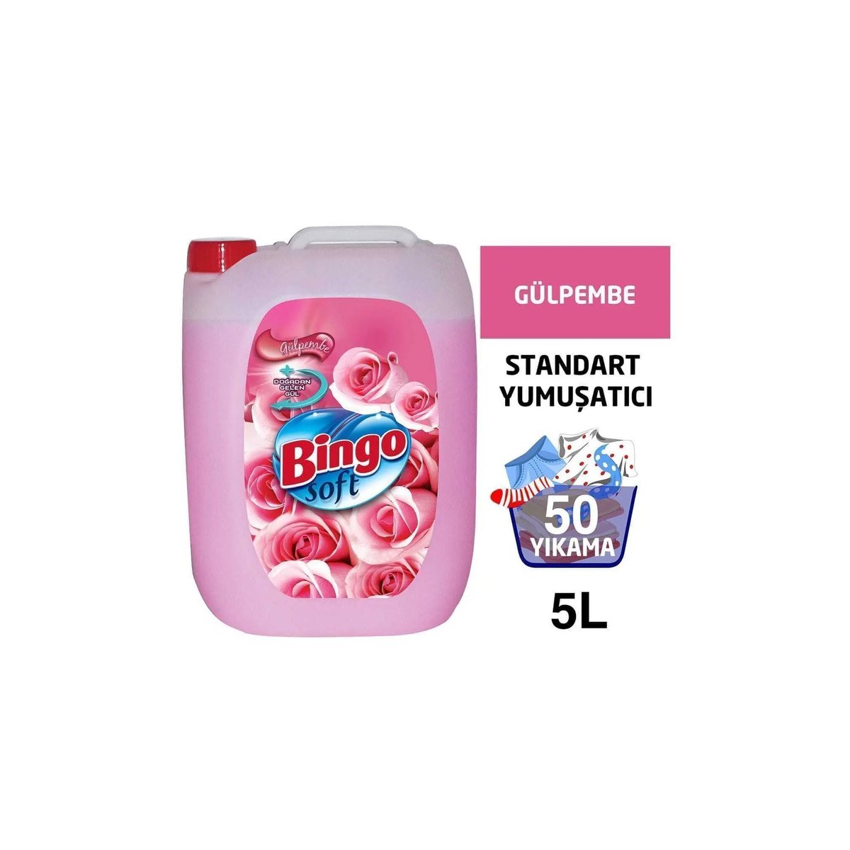 Bingo Soft Gülpembe 5 L