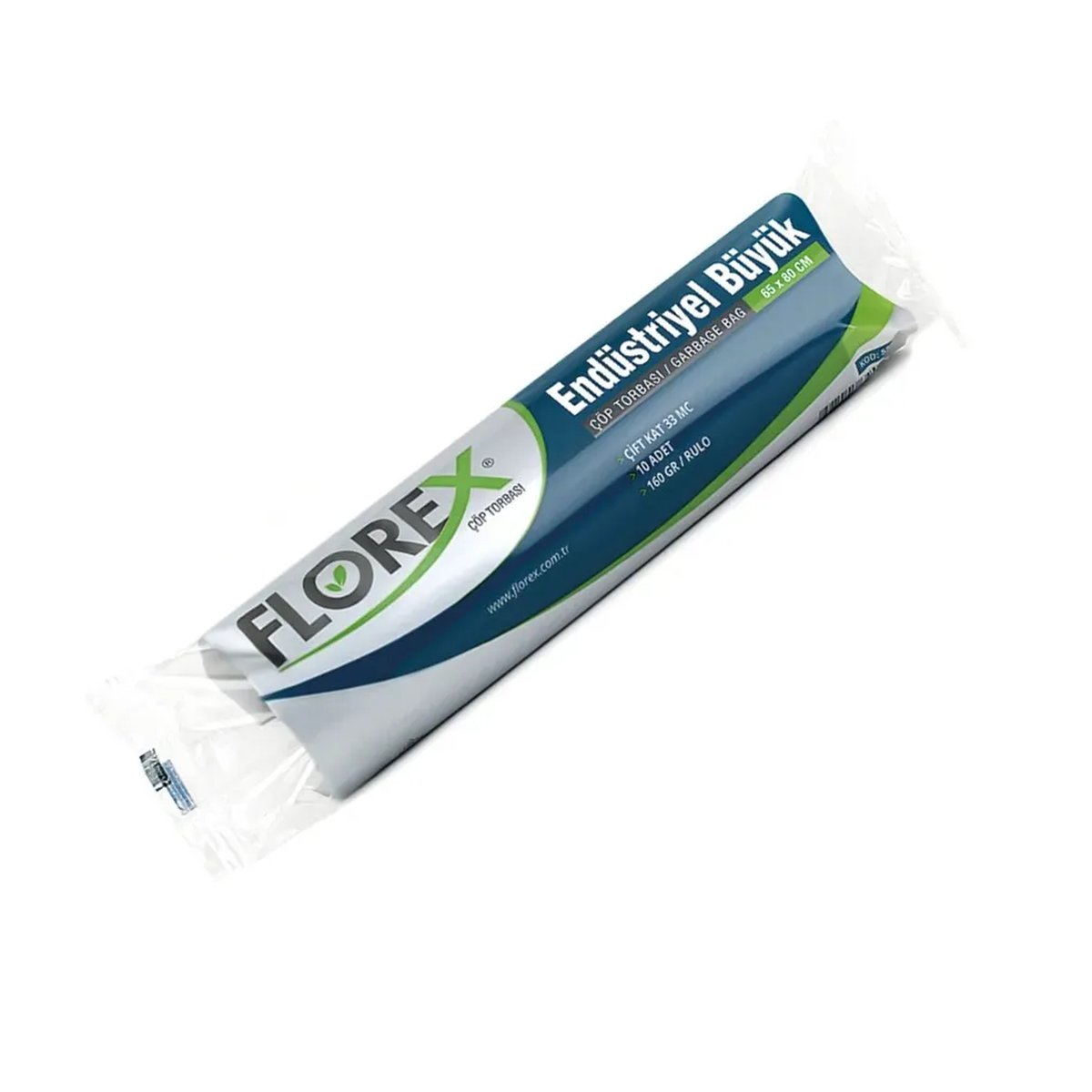 Florex Endüstriyel Büyük Boy Çöp Torbası Siyah