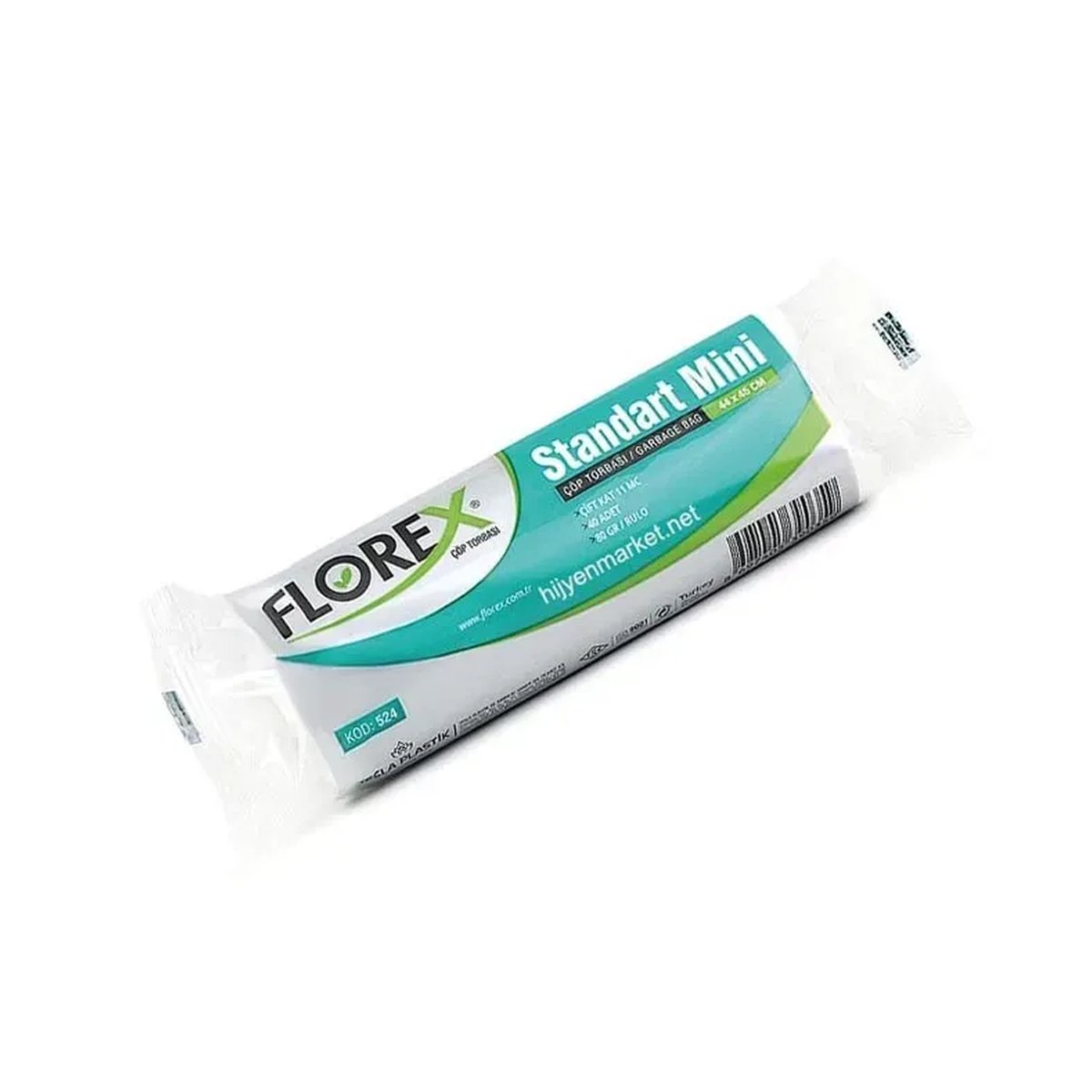 Florex Standart Mini Çöp Torbası Beyaz